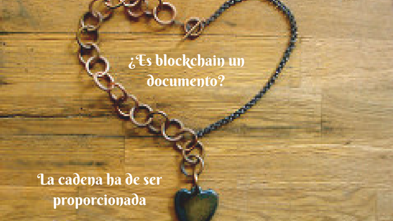 Blockchain: usa la cadena adecuada
